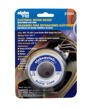 3OZ 60/40 Elec Repair Solder