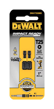 IMPACT DRV BIT T25X1"2PC