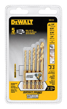 IMPACT DRILL BIT SET 5PC