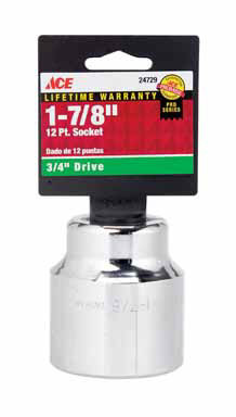 SOCKET 3/4"DRV 1-7/8"ACE