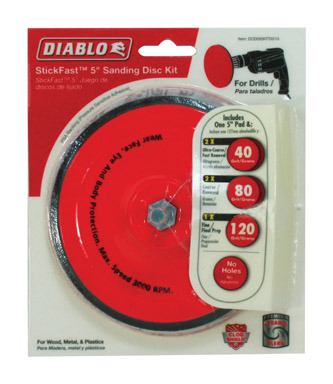 DIABLO 5" Drill Sanding Disc Kit