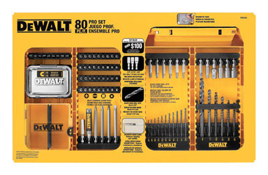 DRILL/DRIVE SET 80PC DW