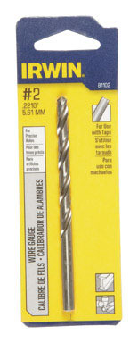 Irwin 2-5/8 in. S X 3-7/8 in. L High Speed Steel Wire Gauge Bit 1 pc