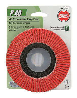 FLAP DISC 4.5" 40GRT P40