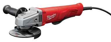 "Milwaukee 4 1/2Inch Small Angle Grinder  11 Amp, 11,000 RPM, Paddle,