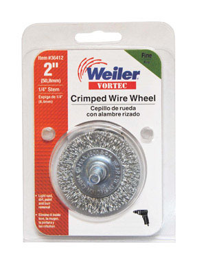 FINE CRIMP WIRE WHEEL 2"