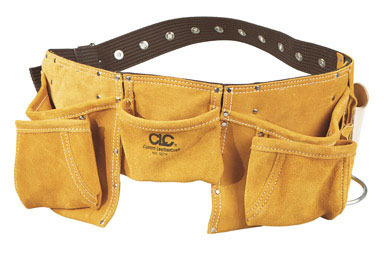 12 Pocket HD Leather Tool Belt