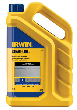 Irwin Strait-Line 5 lb Temporary Marking Chalk Blue 1 pk
