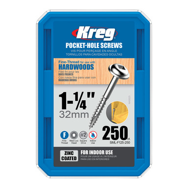 Kreg 250CT 7x1-1/4 Pocket Screw