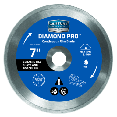 CNT RIM DIAM SAW BLD 7"