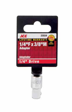 ACE 1/4 X 3/8 SOCKET ADAPTER