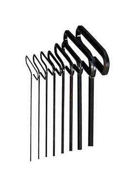 8PC HEX KEY 6" VINYL HANDLE