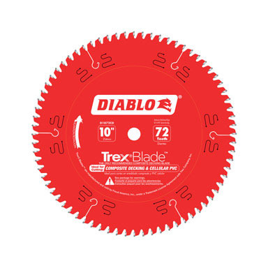 TREX SAW BLADE 72T X 10"