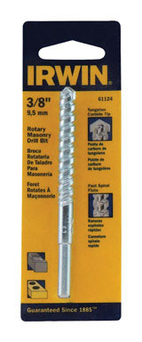 IRWIN 3/8" ECONOMY MASONRY BIT