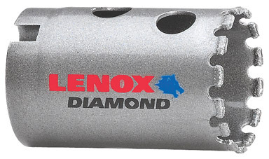 1 1/4" DIAMOND GRIT HOLE SAW LEN