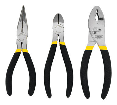 STNLY PLIERS SET 3PK 6"L