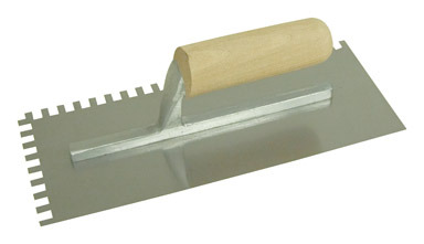 TROWEL SQ NOTCHED 11"X4 3/8"1/4"