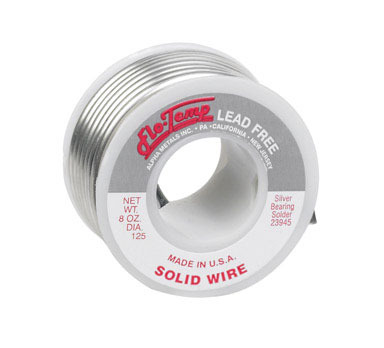 8OZ 1/8" Solid Wire Solder