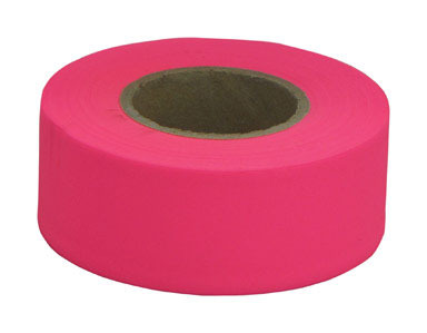 150' Flagging Tape Fluores Pink