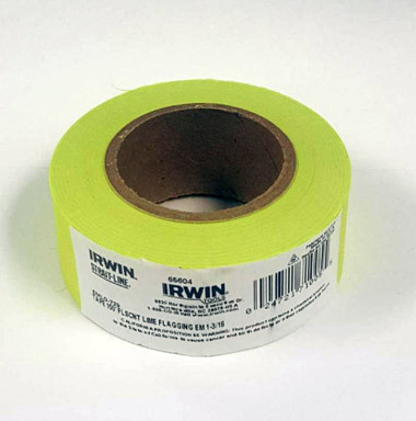 150' GLO-LIME FLAGGING TAPE