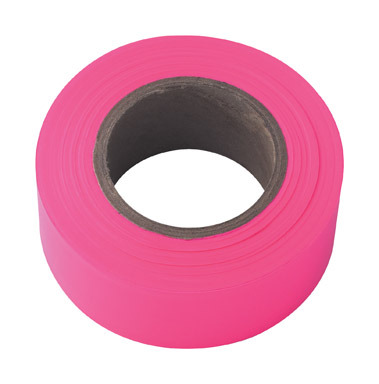 150' GLO PINK FLAGGING TAPE