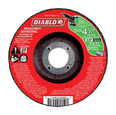 MASONRY GRND DISC 4-1/2"