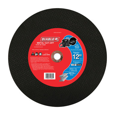 METAL HS CUTOFF DISC 12"