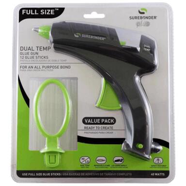 GLUE GUN W/STICKS 40WAT