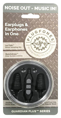 EARPLUG/PHONE SET+MIC BK