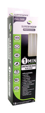 CONSTRUCTN GLUE STICK 1MIN 18PK