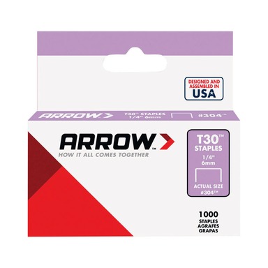 1/4" ARROW T30 1000PK