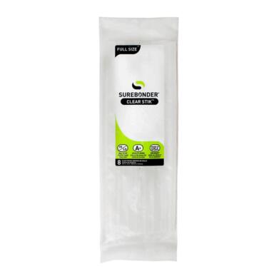 8PK 0.44" x 10" Clear Glue Stick