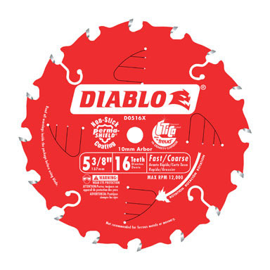 SAW BLADE 5-3/8" 16T