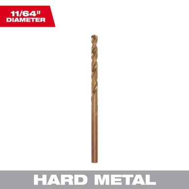 Milwaukee Red Helix 11/64 in. S X 3-5/16 in. L Steel Thunderbolt Drill Bit 1 pc