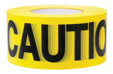 1000'x3" Yellow Caution Tape