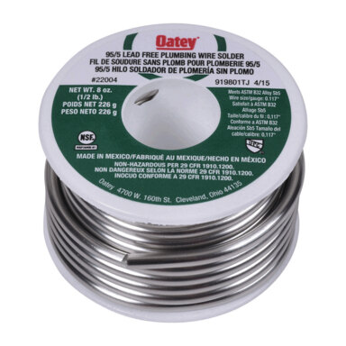 OATEY 95/5 WIRE SLDR 8OZ