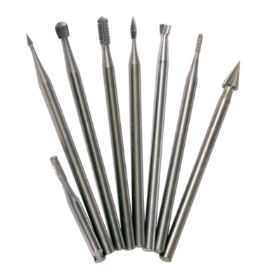 BURR SET MINI STEEL 8PC