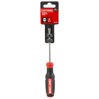 Craftsman 3/16 in. S X 4 in. L Slotted  Screwdriver 1 pc