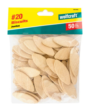 Wolfcraft No. 20 Biscuits 50 pc