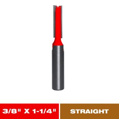STRAIGHT ROUTR BIT 3/8"D