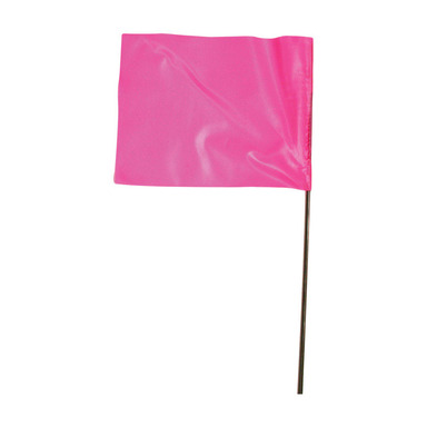 100PK 21" Pink Marking Flags