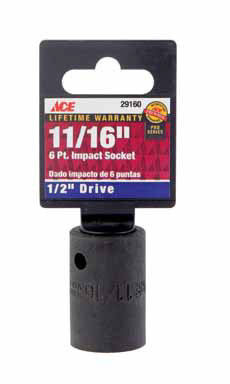 SOCKET IMPACT 11/16"ACE