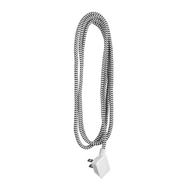 PENDANT CORD BLKCHV 8'