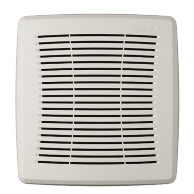 Economy White Bath Fan Grille