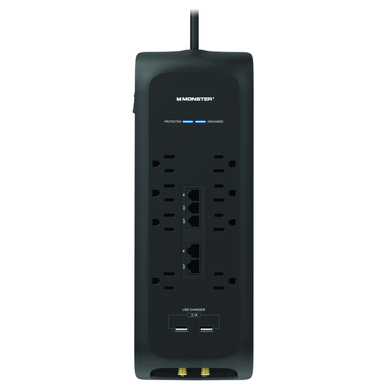 8 Outlet 2 USB Surge Protector B