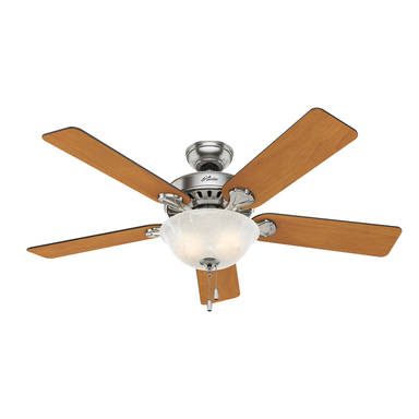 CEILING FAN 2 LGT BN 52"