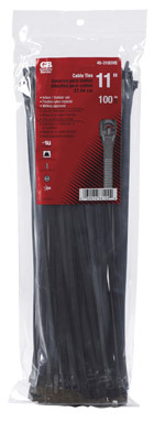 TIES CABLE 11"BLK100PK