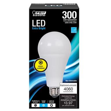 Feit Electric A21 E26 (Medium) LED Bulb Daylight 300 W 1 pk