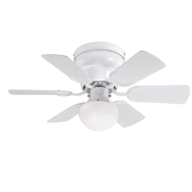 30" White LED Indoor Ceiling Fan