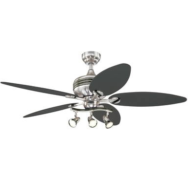 CEILING FAN BRSH NKL 52"